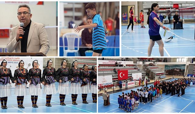 Badminton Türkiye Birinciliği Kastamonu'da başladı