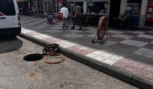 Kastamonu'da altyapı çalışmasında tehlikeli ihmal!