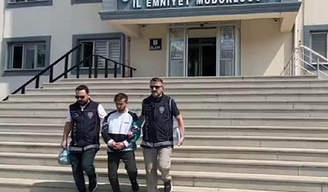 Komşu'da tır dorselerini yaktığı belirlenen zanlı yakalandı