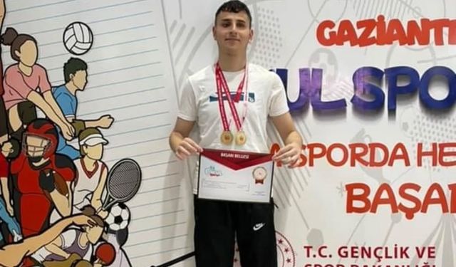 Dadaylı görme engelli genç Türkiye şampiyonu oldu
