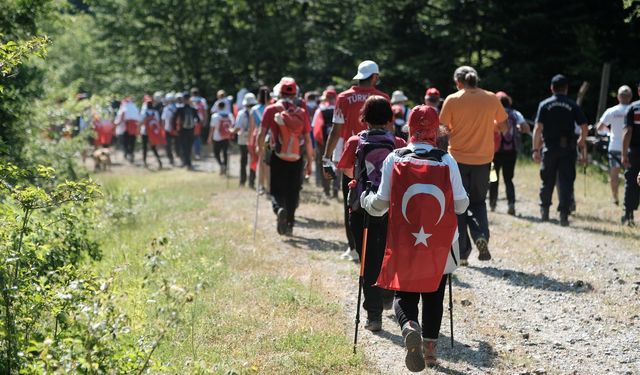 Atatürk ve İstiklal Yolu Yürüyüşü bugün sona eriyor