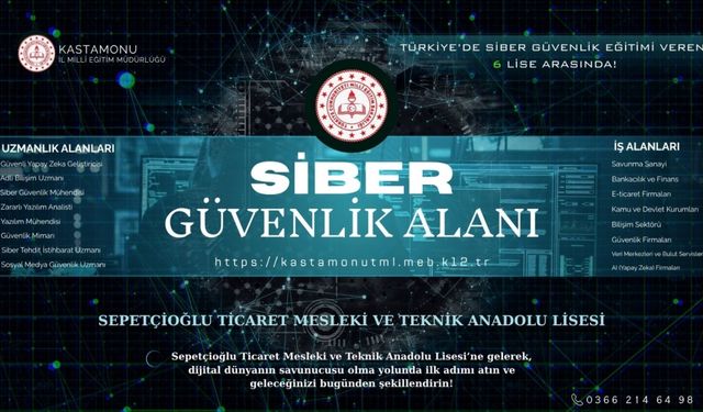 Kastamonu’daki o lise Türkiye’deki 6 liseden biri oldu