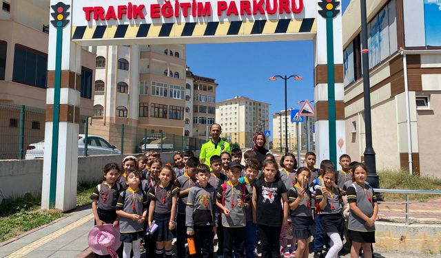 Kastamonulu çocuklar trafik eğitiminde
