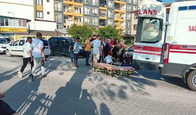 Cide’de yaşanan kazada kask hayat korudu