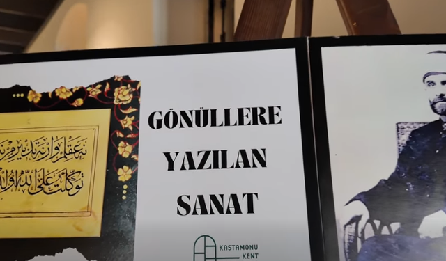 Kastamonulu usta hattatın eserleri sanatseverlerle buluşuyor