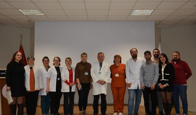 Kastamonu'da yoğun bakım hemşireleri sertifika aldı