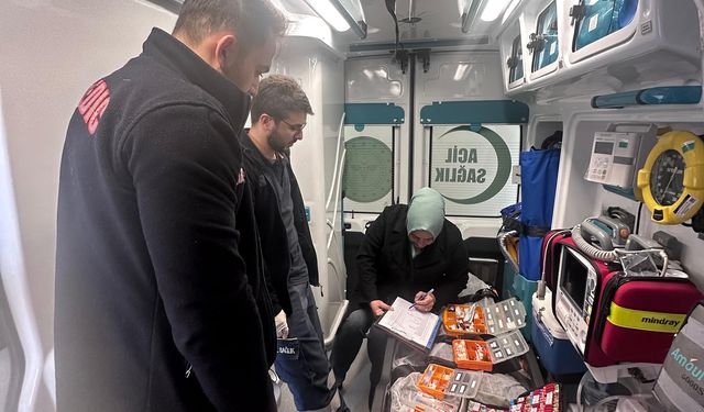 Kastamonu’da ambulanslar mercek altına alındı
