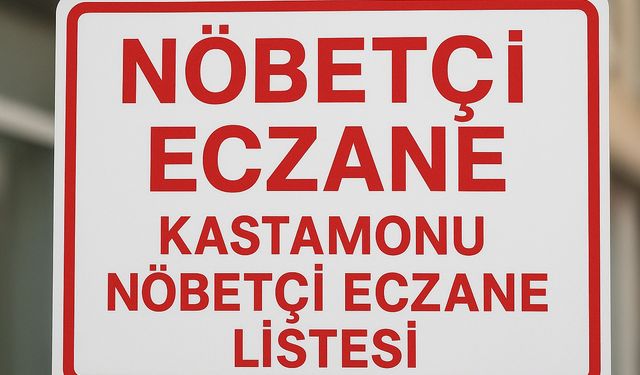 Kastamonu’da 30 Ekim bugün nöbetçi eczaneler hangileri?