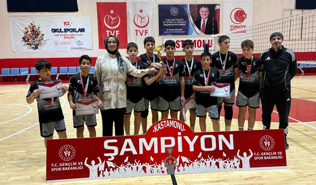 Yıldız Erkekler il birincisi Bozkurt Ortaokulu oldu