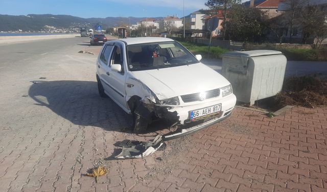 Cide’de hız ve hatalı sollama kazaya neden oldu