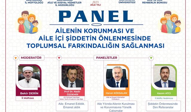 Kastamonu’da Aile İçi Şiddete Karşı farkındalık söyleşisi