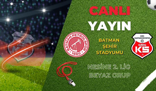Batman Petrolspor – GMG Kastamonuspor CANLI İZLE