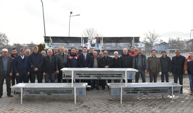 Daday’da meralara 40 yeni sıvat teslim edildi