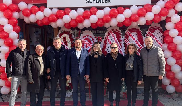 Eczacı Odası yönetiminin katılımıyla Seydiler Eczanesi açıldı