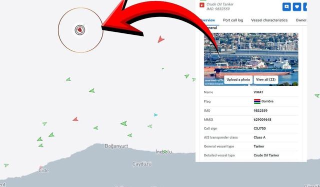 Kastamonu açıklarındaki tankerde patlama!!