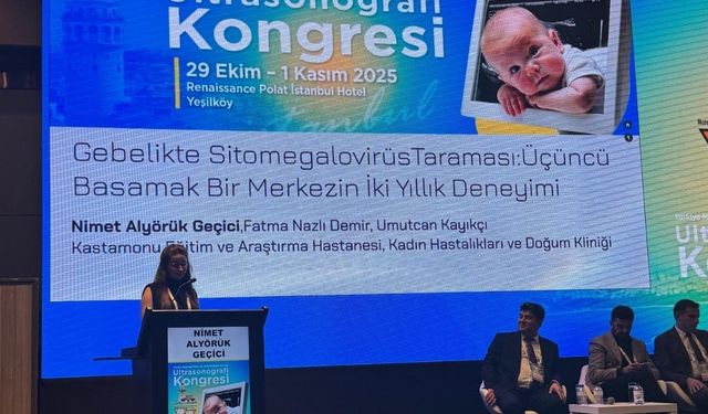 Kastamonu hekimlerinden ulusal kongrede bilimsel sunum