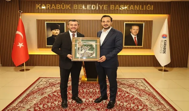 Kastamonulu iki başkan Karabük’te buluştu