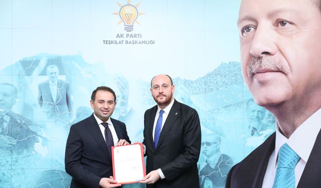 Taşköprü AK Parti İlçe Başkanlığı'na Tuncay Kendiroğlu atandı