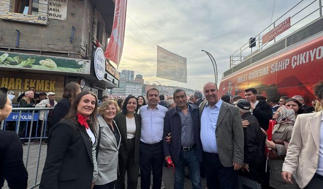 CHP Kastamonu heyeti Zonguldak'ta Özgür Özel ile buluştu