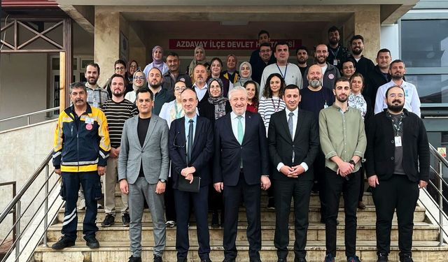 Müdür Yavuzyılmaz’dan Azdavay’da sağlık turu