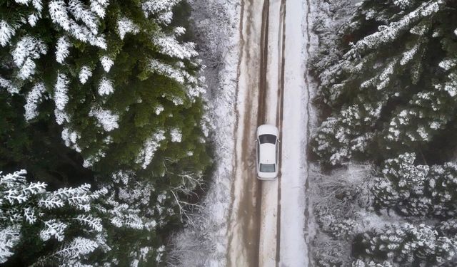 Karabük’ün yüksek kesimleri beyaza büründü