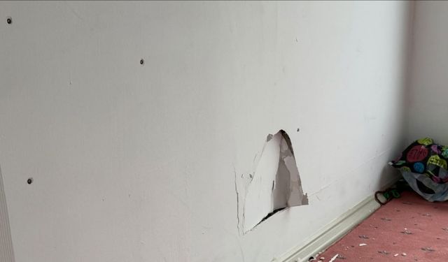 Millet bahçesinde mescit duvarı tahrip edildi