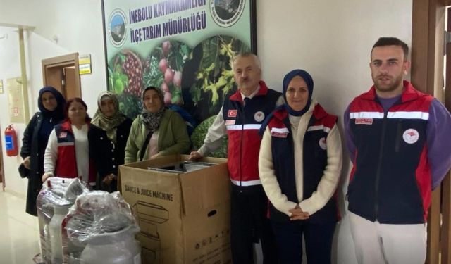 Kastamonulu üreticilere ekipman hibe edildi