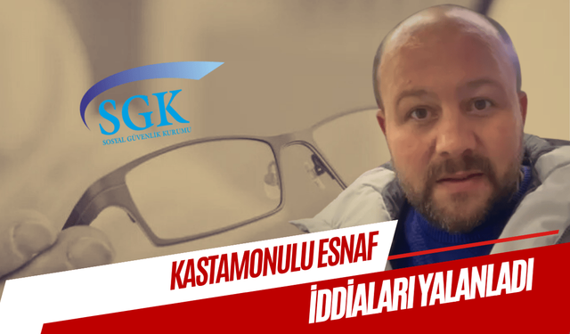 Kastamonulu esnaf ücretsiz gözlük iddiasını yalanladı