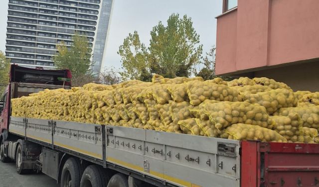 Niğde İHH'dan Kastamonu'ya 50 ton patates desteği