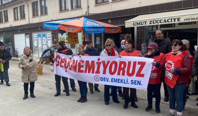 Cide Devrimci Emekliler Sendikası’ndan basın açıklaması