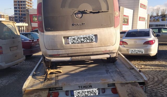 Kastamonu’da dilencilere ceza yağdı, araçları bağlandı