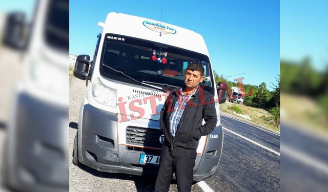 Minibüsünü alevler içinde gördü, kalp krizi geçirdi