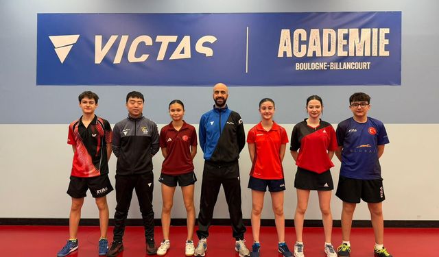 Kastamonu’nun masa tenisçileri Paris’teki kampı tamamladı