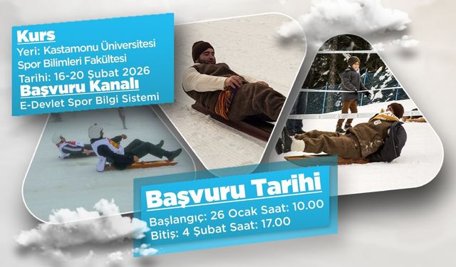 Kastamonu’da geleneksel kızak antrenörlük kursu açıldı