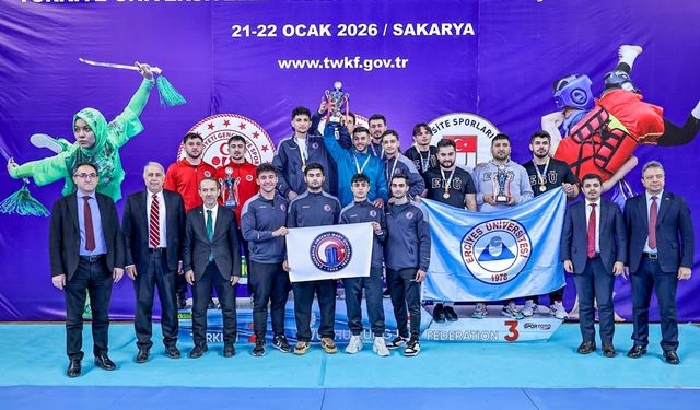 Kastamonu Üniversitesi wushuda Türkiye ikincisi oldu