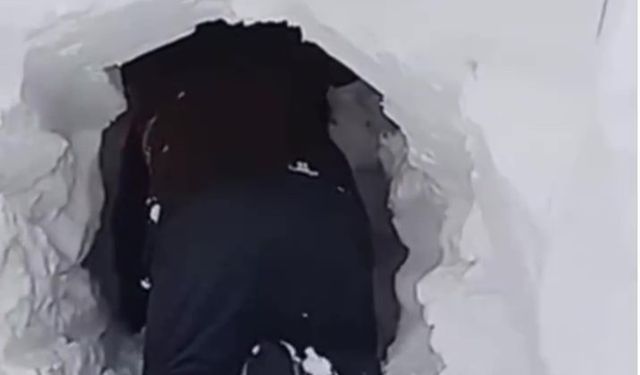 Mahsur ineklere tünel çözümü