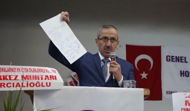 Seydiler Esnaf Odası Başkanı Çalkaya güven tazeledi