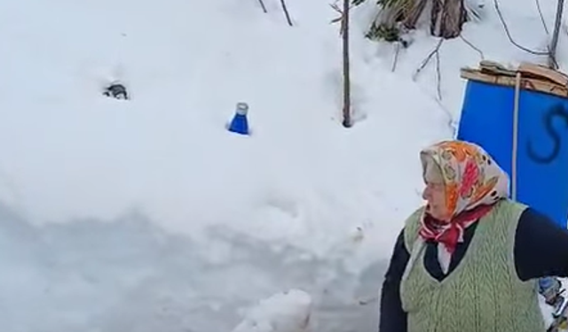 Yaşlı çiftin videosu sonrası ekipler harekete geçti