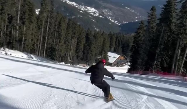 Yurduntepe Kayak Merkezi’nde kar keyfi zirvede