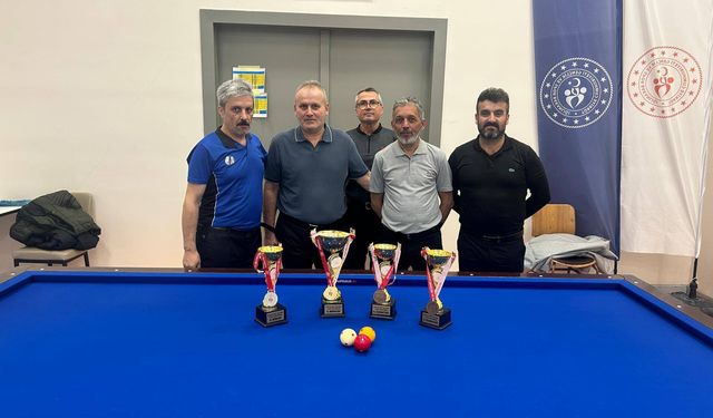 Kastamonu’da bilardo şampiyonluğu yine değişmedi