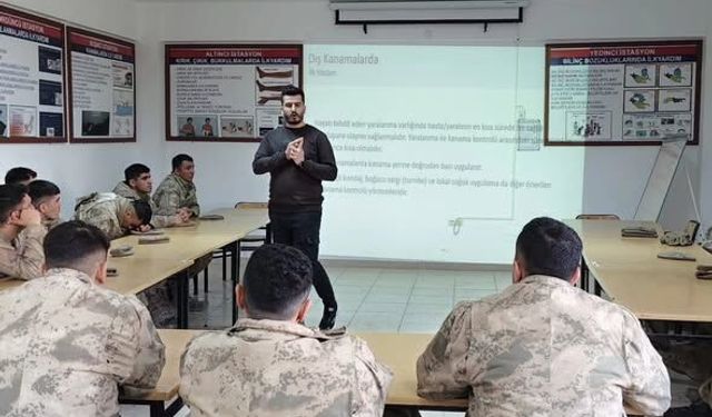 Kastamonu’da Jandarma personeline temel ilk yardım eğitimi