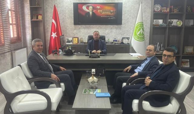 Kastamonu Defterdarı Uslu'dan Başkan Çınar’a ziyaret