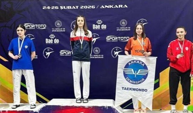 Kastamonulu milli sporcu Türkiye Şampiyonu oldu