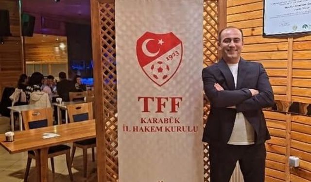 Kastamonulu hakem Karabük’te kurul başkanı oldu