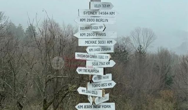 Kastamonu’da bu tabelayı gören bir daha bakıyor