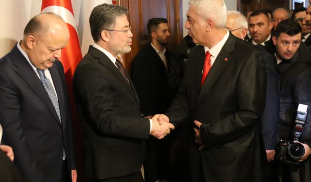 Kastamonulu Bakan İbrahim Yumaklı, hemşehrileri ile bayramlaştı