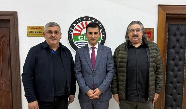 Erşahin ve Demirtaş’tan Cide Kaymakamı Güneş’e ziyaret