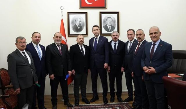 Kastamonu heyeti Bakan’la görüştü
