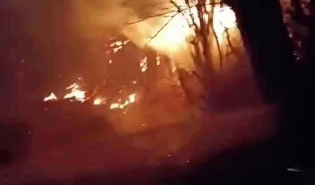 Kastamonu’da korkutan anız yangını