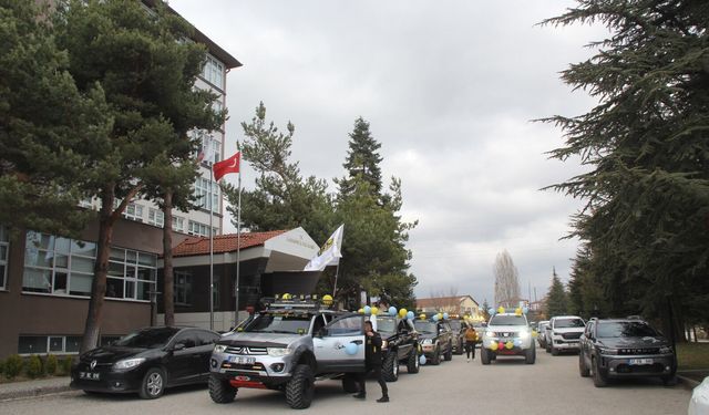 Kastamonu'daki arazi araçları sevgi turuna çıktı